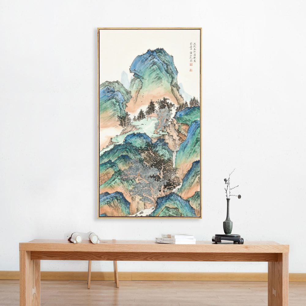 现代装修山水画(山水画适合现代风格装修吗)